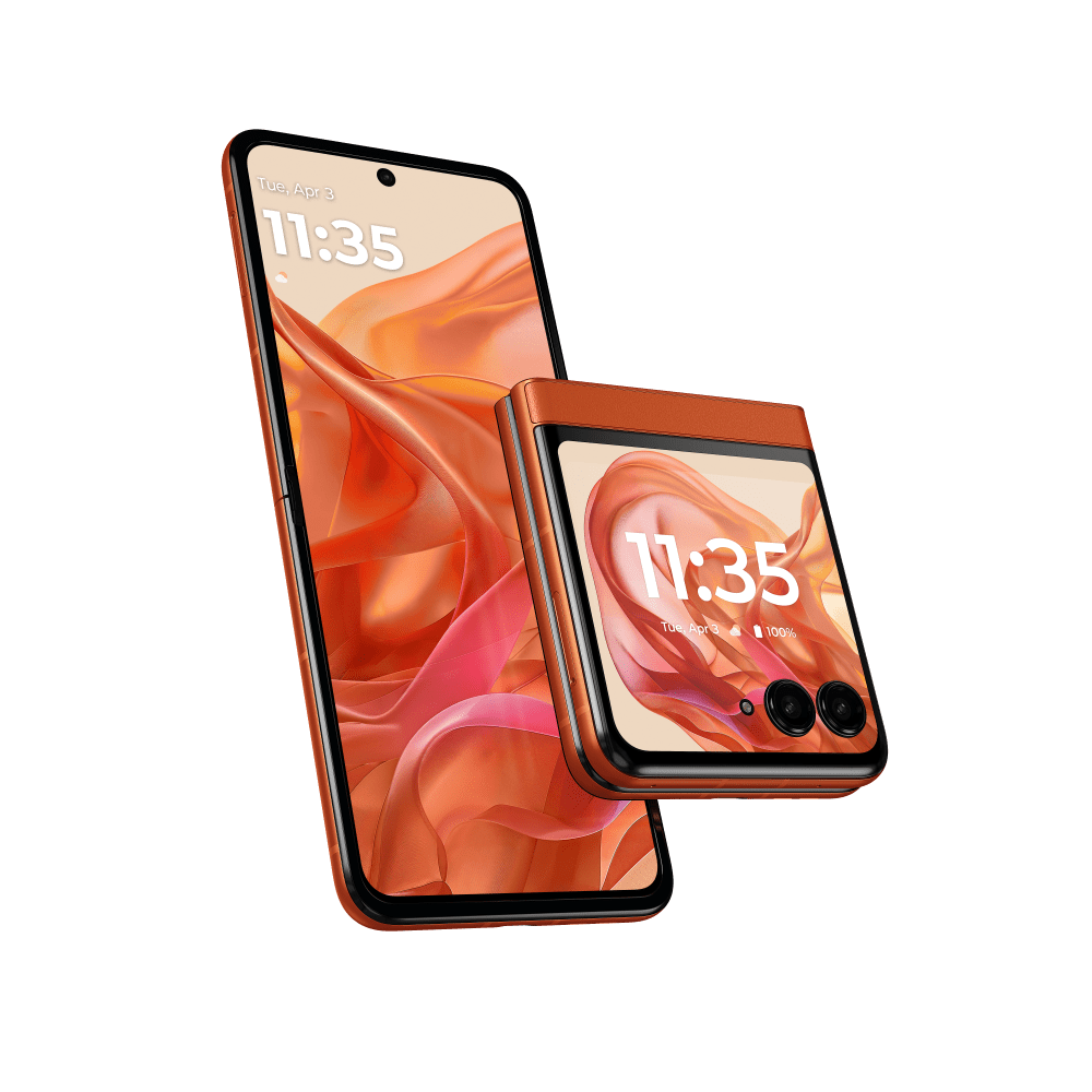 新型の大画面折りたたみスマホ | motorola razr 50 | motorola JP